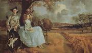 Thomas Gainsborough Mr and Mrs Andrews (nn03) painting